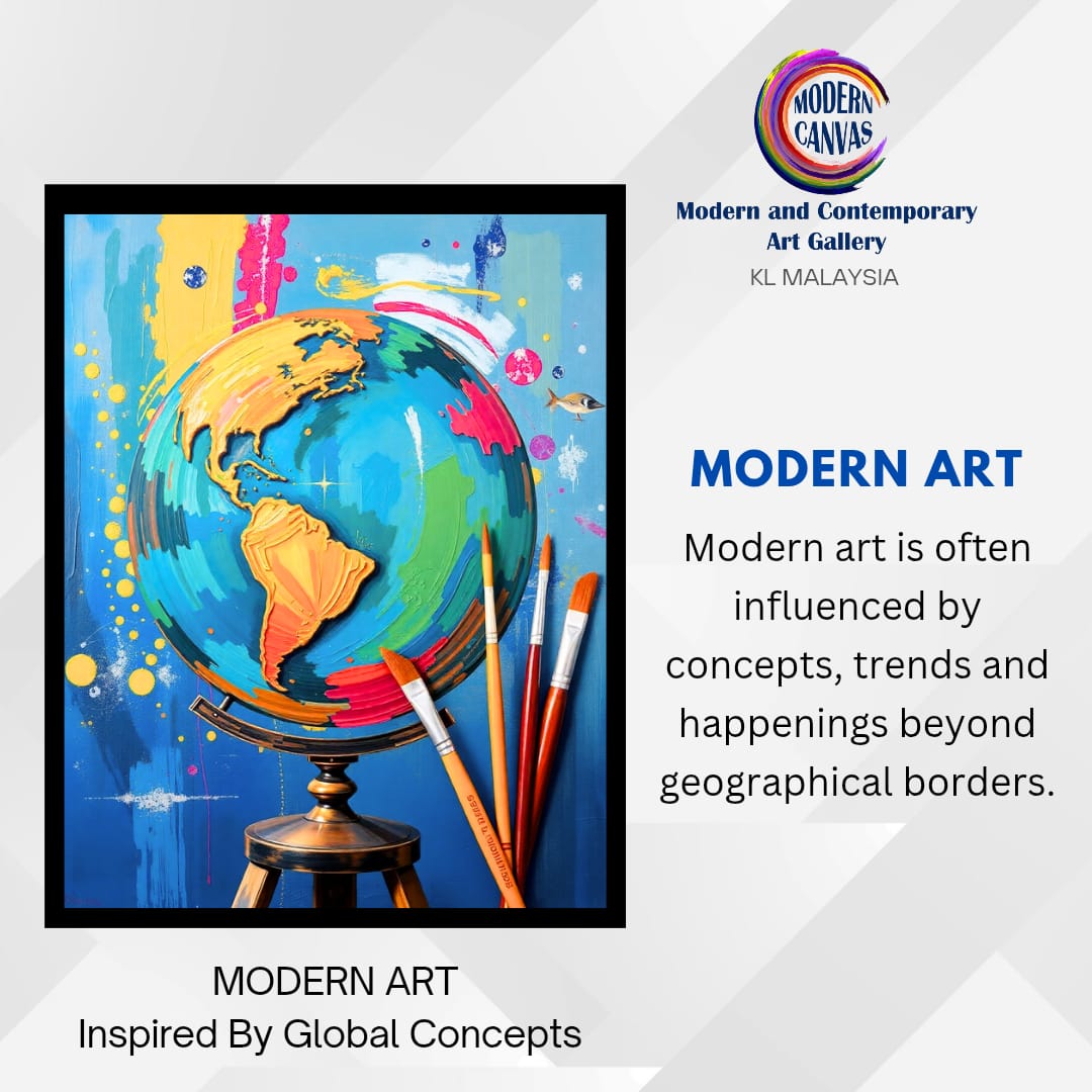 modern art influence from global concepts and trends