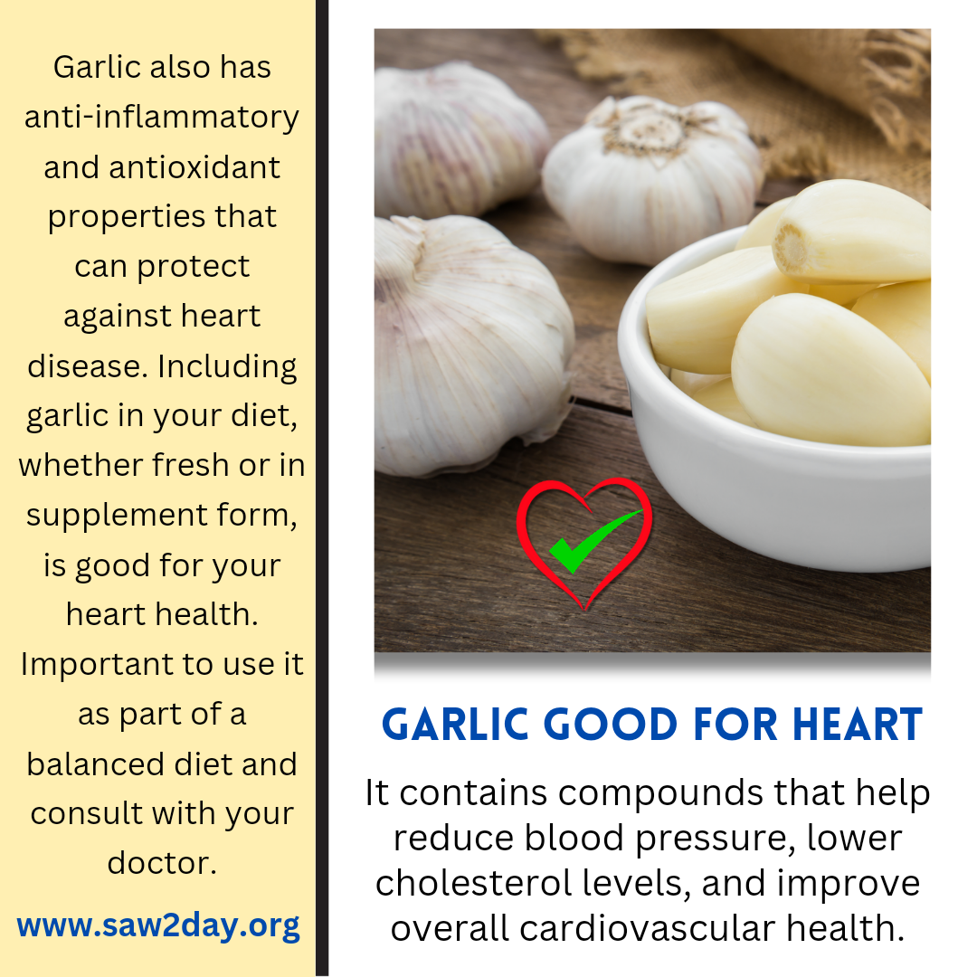 garlic has health benefits