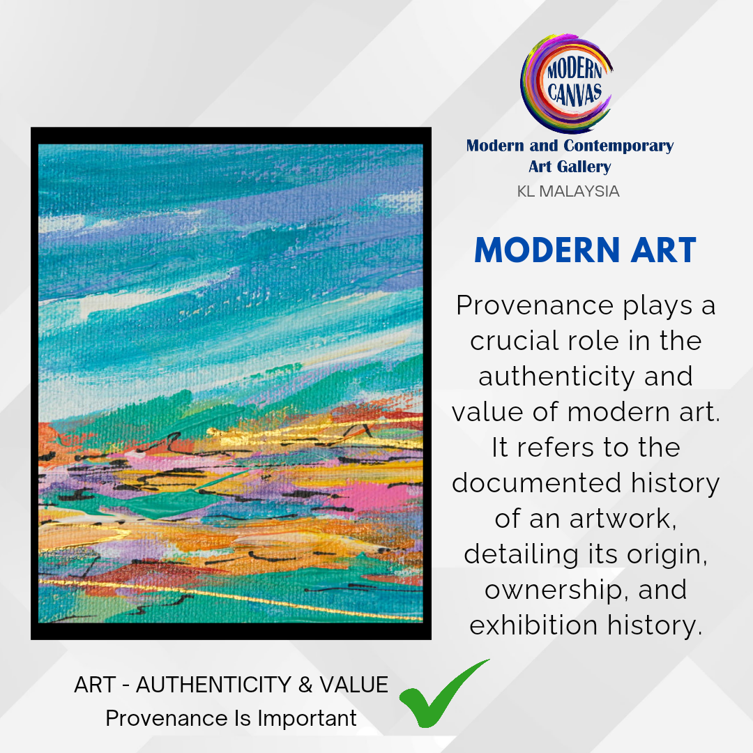 provenance affects the value and authenticity factor in modern art