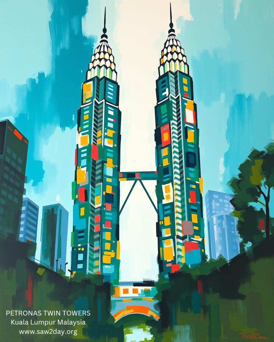 kuala lumpur malaysia twin towers petronas