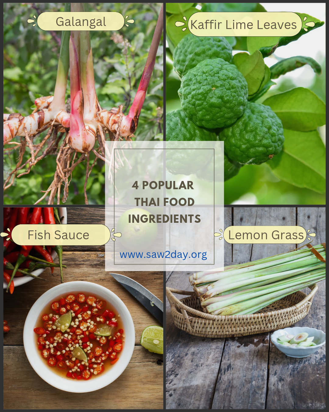 popular ingredients in Thai food